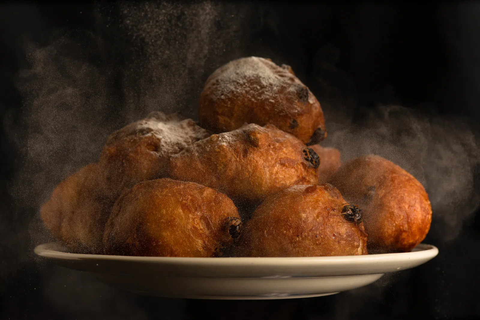 Dampende oliebollen